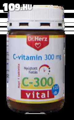 Dr. Herz C-vitamin 300 mg nyújtott hatású 120x