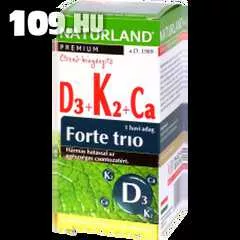Naturland tabletta D3+K2+Kalcium Forte Trio